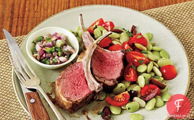 Costolette di agnello e coriandolo gusto