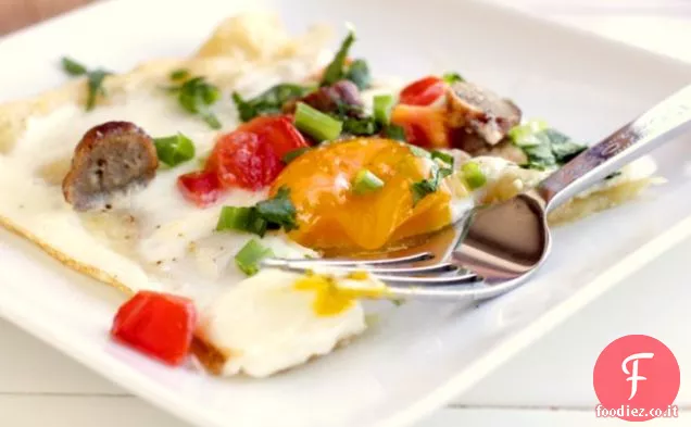 Croccante salsiccia Colazione Pizza