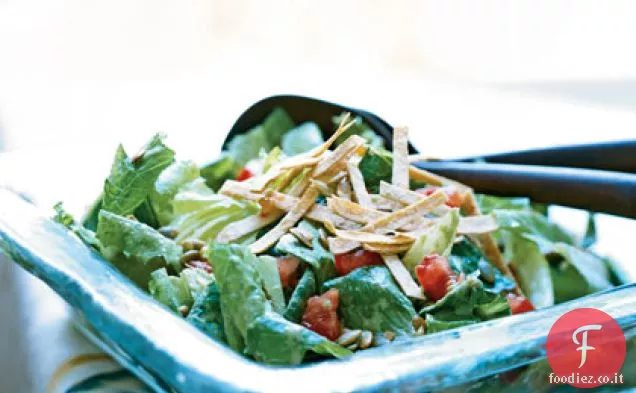 Insalata Caesar con Cile-Condimento al coriandolo