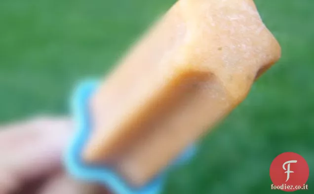 Barrette di frutta congelata al coriandolo e ananas