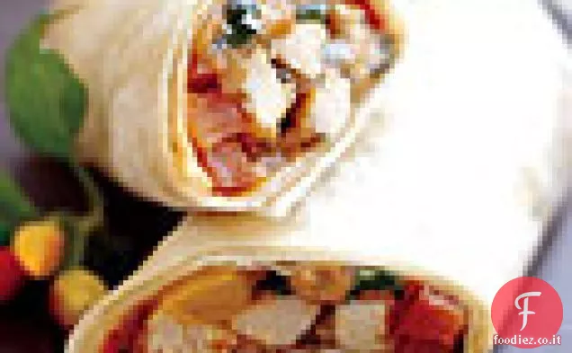 Burritos di Tacchino con Salsa e Coriandolo