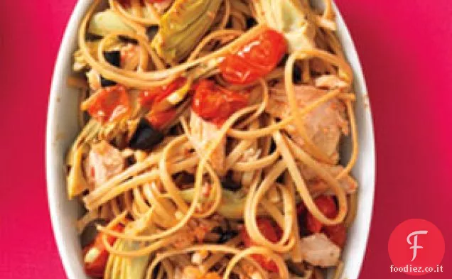 Linguine Con Tonno, Carciofi E Limone