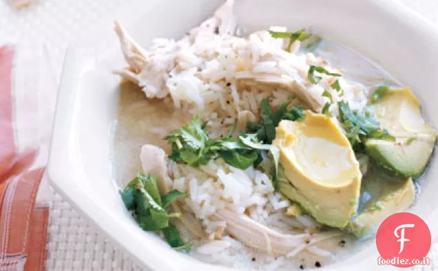 Zuppa di pollo messicana