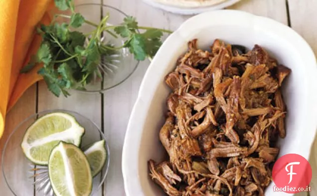 Tacos di maiale tirato