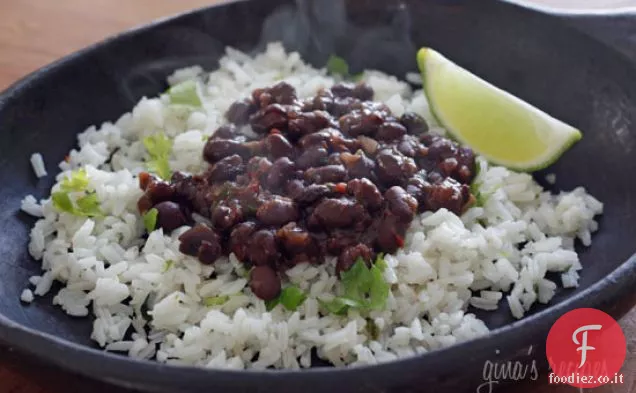 Stile cubano Fagioli neri