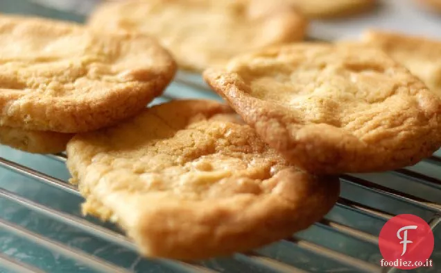 Biscotti belgi di birra bianca con glassa all'arancia