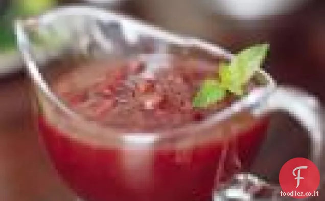 Chutney di mirtilli rossi