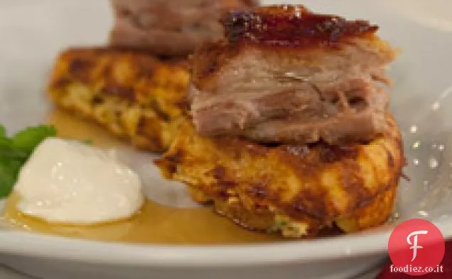 Pancia di maiale glassata dolce e speziata