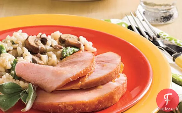 Prosciutto glassato all'arancia