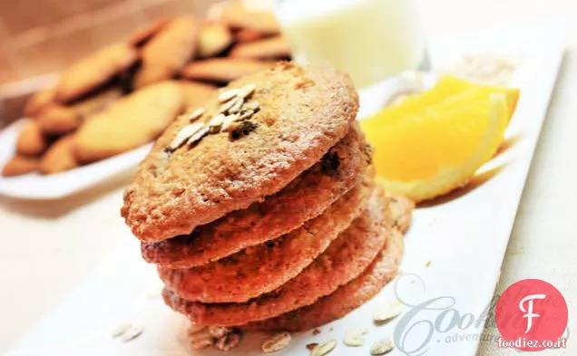 Biscotti all'arancia di cereali