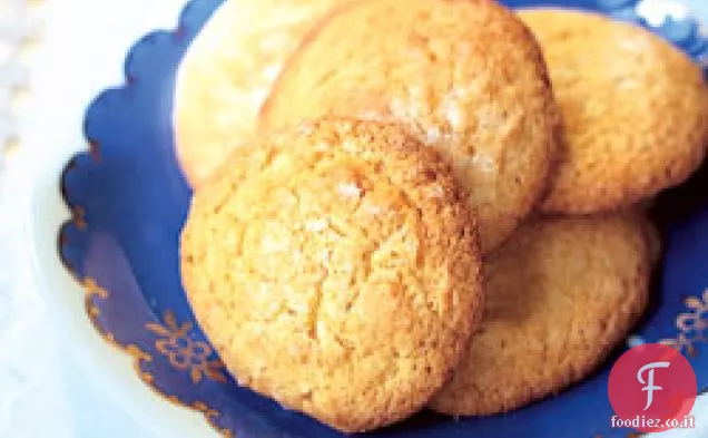 Biscotti con crema amara e arancia