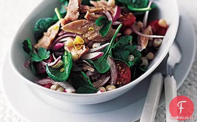 Insalata di Tonno, Cannellini e spinaci