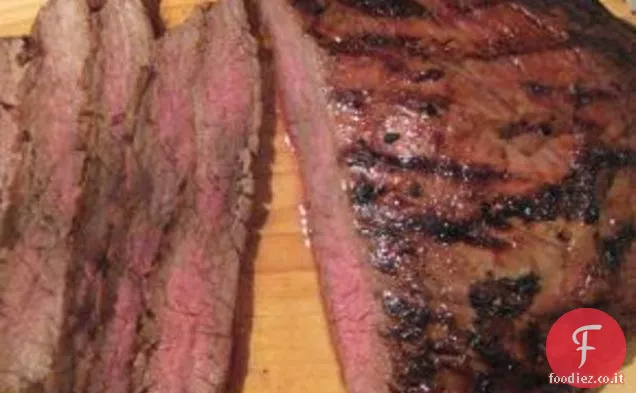 Bistecca al fianco marinata alla griglia