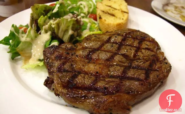 Rosmarino strofinato Rib-eye bistecca ricetta
