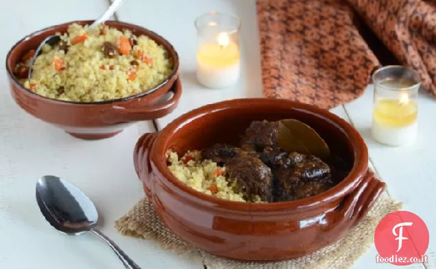 Costolette di manzo di ispirazione marocchina
