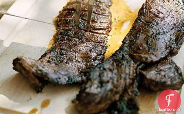 Bistecca Gaucho con Chimichurri alle quattro erbe