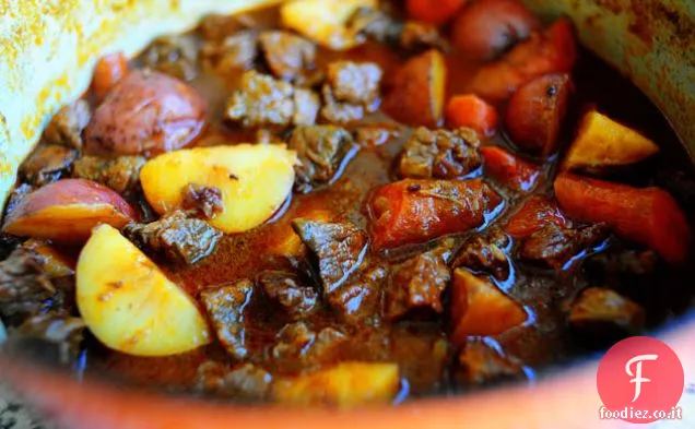 Stufato di manzo con birra e Paprika