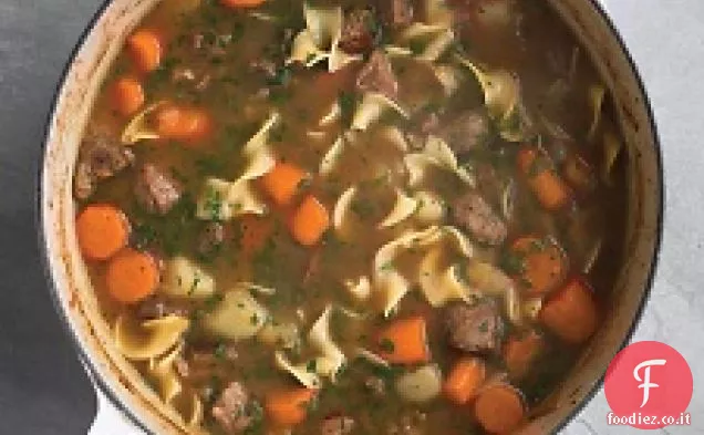 Stufato di manzo con tagliatelle