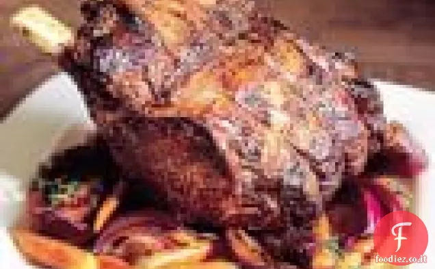 Arrosto di costine in piedi con Yorkshire Pudding