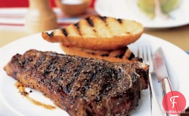 Spice-strofinato striscia Bistecca