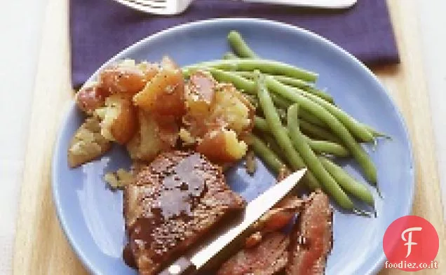 Bistecche con Salsa Balsamico-senape