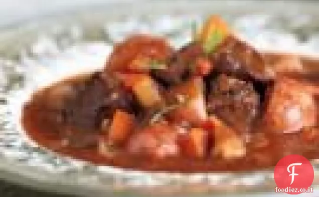 Stufato di manzo con castagne