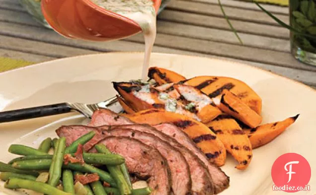 Bistecca al fianco strofinata con spezie