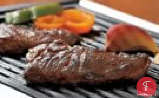 Bistecca di gonna marinata alla griglia
