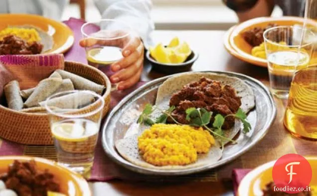 Stufato di manzo in salsa Berbere piccante