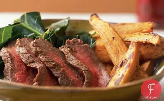 Bistecca di controfiletto di cumino e coriandolo