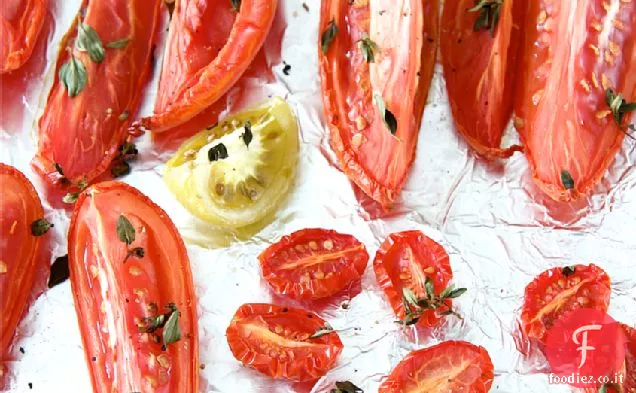 Bistecca al balsamico alla brace con cimelio di pomodoro e Bobby