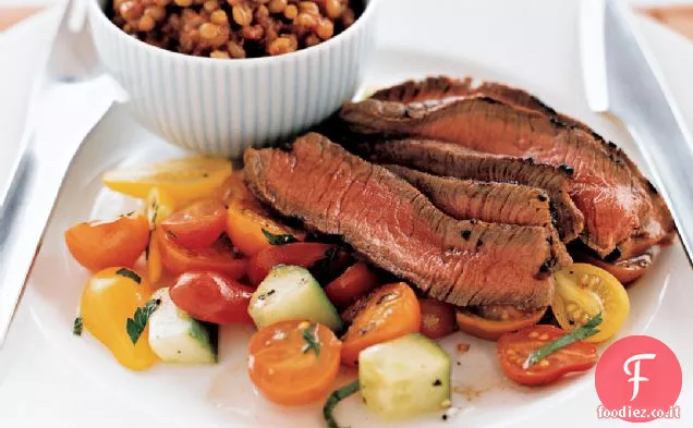 Bistecca di Chipotle con bacche di grano turco