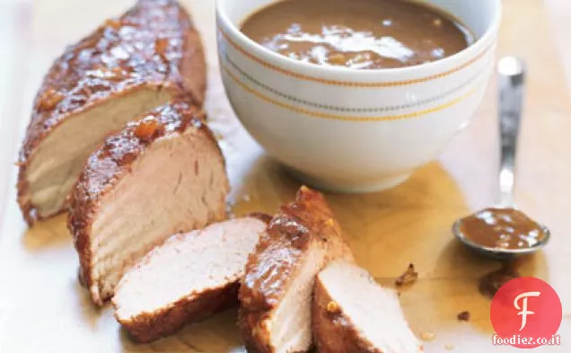 Filetto di maiale arrosto con salsa Chili