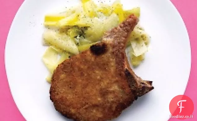 Braciole di maiale impanate