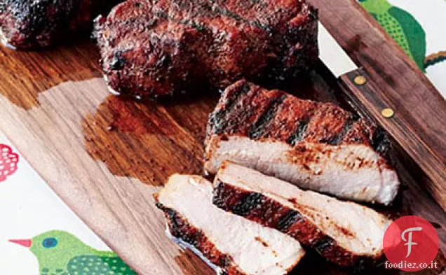 Braciole di maiale al cacao e al Cile