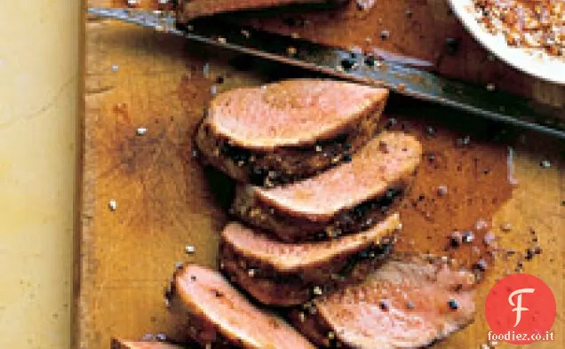 Filetto di maiale strofinato con peperoncino