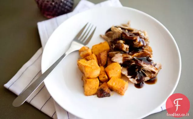Zucchero di Canna e Balsamico di Suino a Cottura Lenta