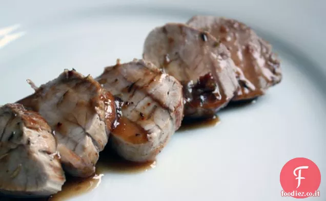 Filetto di maiale con glassa di sidro di mele