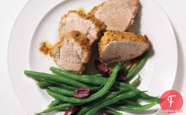 Filetto di maiale in crosta di rosmarino