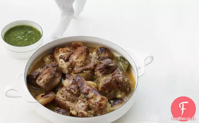 Spalla di maiale Brasata con Chimichurri