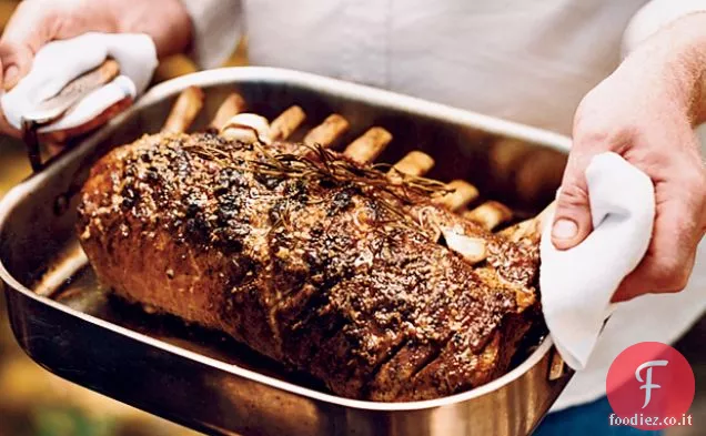 Arrosto di maiale glassato al melograno