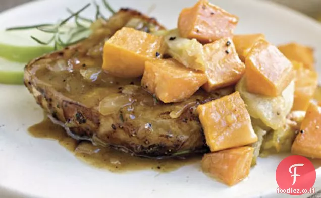 Braciole di maiale alle erbe salate