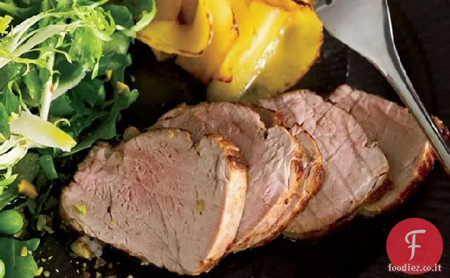 Filetto di maiale piccante al limone e rosmarino