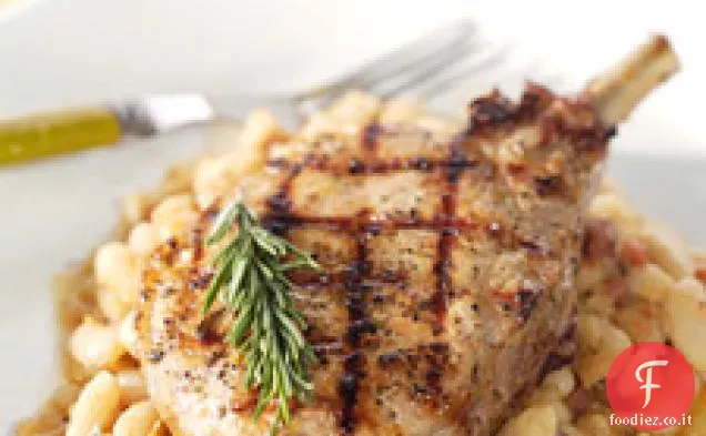 Braciole di maiale alla griglia