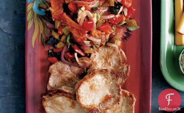 Maiale con Verdure Grigliate Pisto