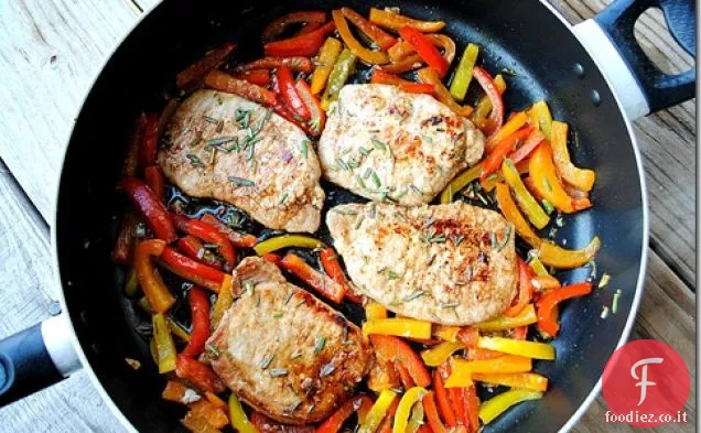 Braciole di Maiale con Peperoni Balsamici