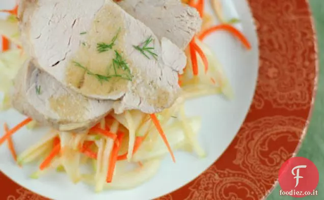 The Crisper Whisperer: filetto di maiale brasato di sidro con Fenne