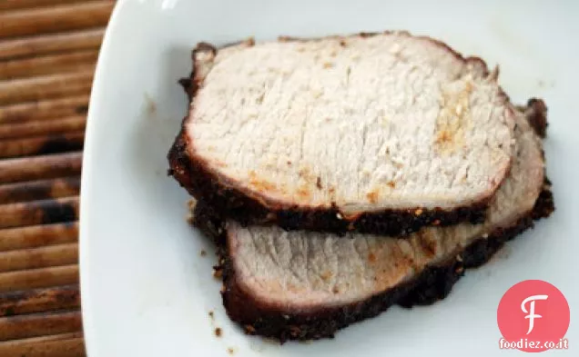 Sichuan Peppercorn & 5 Spice Encrusted Lonza di maiale