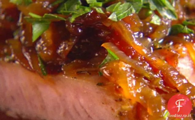 Maiale con Marmellata di Cipolle Dolci