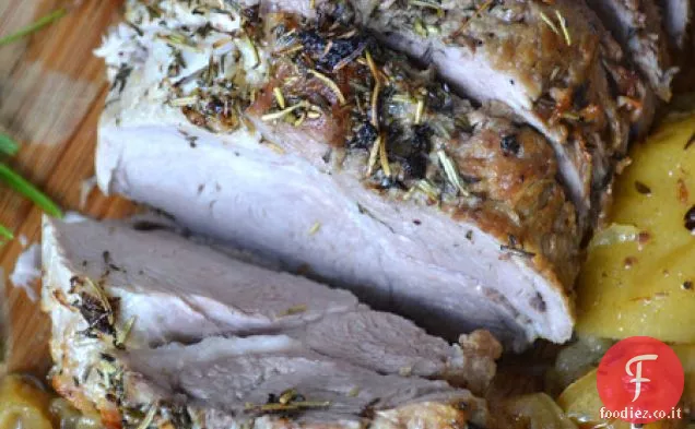 Rosmarino e Aglio Arrosto di maiale